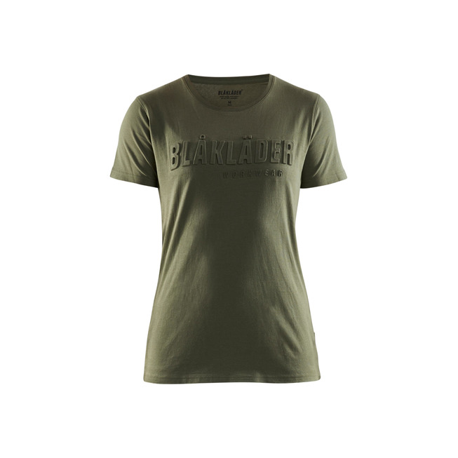 Damen T-Shirt 3D Herbstgrün XXXL