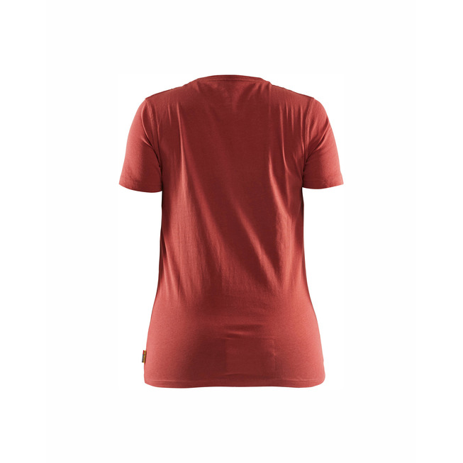 Damen T-Shirt 3D Rostrot XS