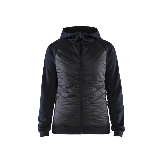 Damen Hybrid Sweater Dunkel Marineblau/Schwarz XS