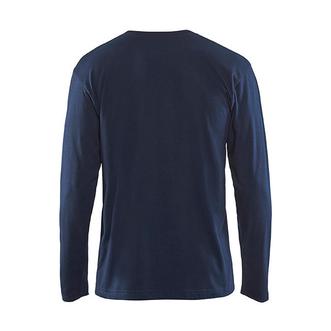 Flammschutz langarm Shirt Marineblau 4XL
