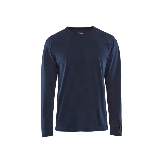Flammschutz Langarm Shirt Marineblau XXL