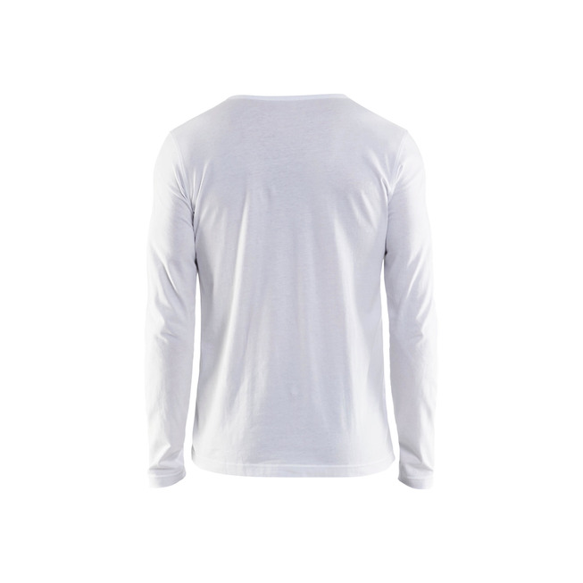 Langarm T-Shirt Weiß XXXL