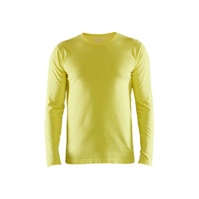 Langarm T-Shirt High Vis Gelb 4XL