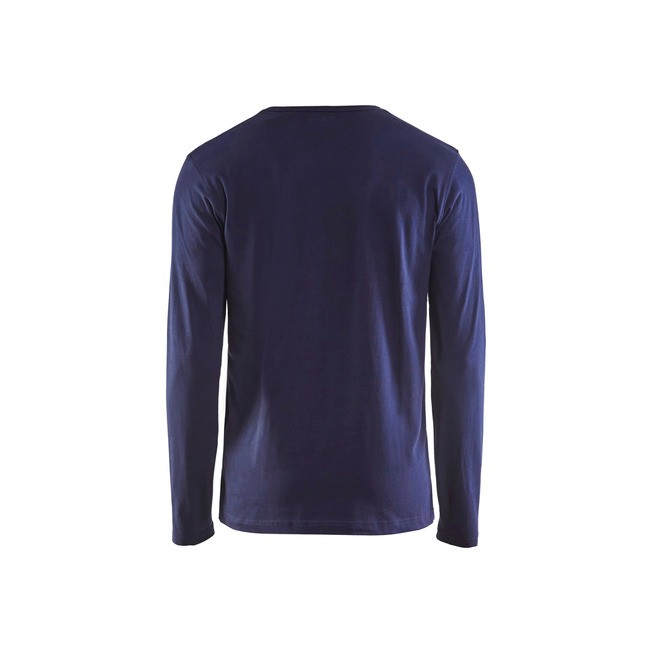 Langarm T-Shirt Marineblau M