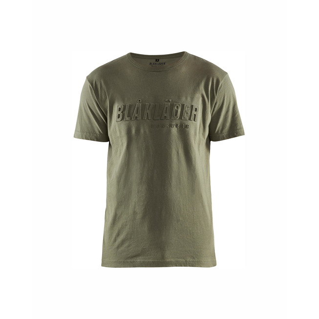 T-Shirt 3D Herbstgrün L