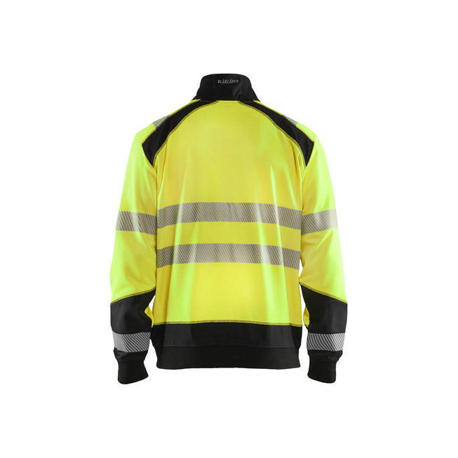 High Vis Sweatshirt mit Reißverschluss High Vis Gelb/Schwarz 4XL