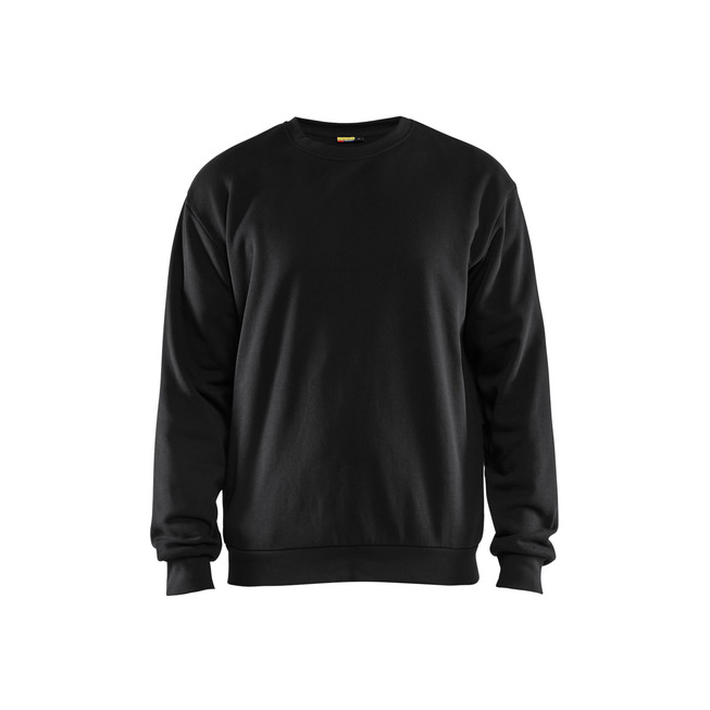 Sweatshirt Round-neck Schwarz 6XL