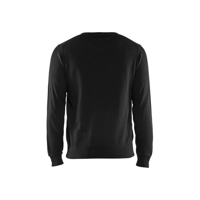 Pullover gestrickt Schwarz 4XL