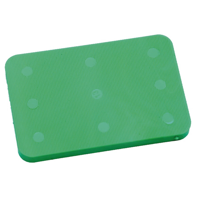 Unterlegplatten Kunststoff 60 x 40 x 5 mm grün (PAK=1000ST)