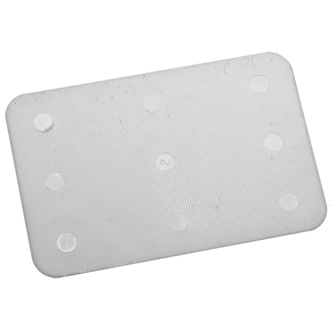 Unterlegplatten Kunststoff 60 x 40 x 1 mm weiß (PAK=1000ST)