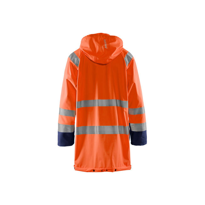 High Vis Regenjacke Level 1 High Vis Orange/Marineblau XS