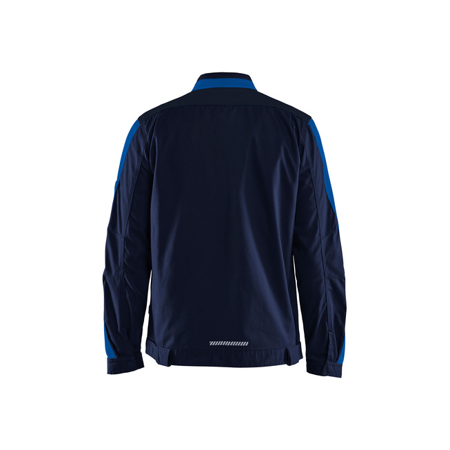 Industrie Jacke Stretch Marineblau/Kornblau L