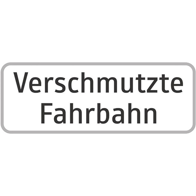 54/5 Verschmutzte Fahrbahn 630 x 230 x 1,5 mm