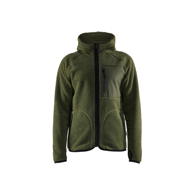Pile hoodie Autumn green XS