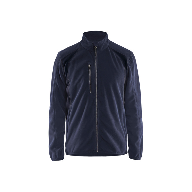 Fleecejacke Dunkel Marineblau/Schwarz L