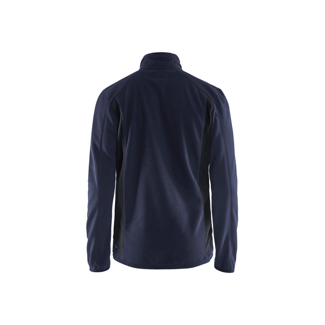 Fleecejacke Dunkel Marineblau/Schwarz L