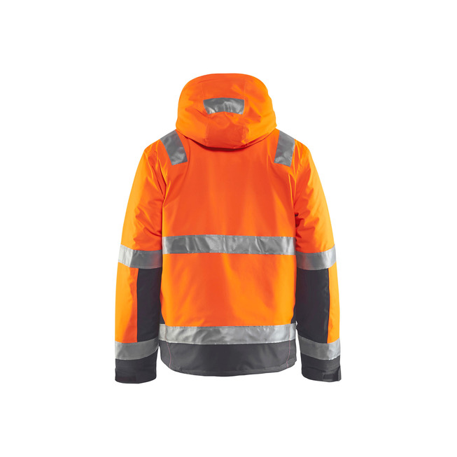 High Vis Winterjacke High Vis Orange/Mittelgrau XS