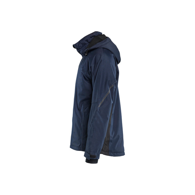 Leichte gefütterte Funktionsjacke Dunkel Marineblau/Schwarz XS