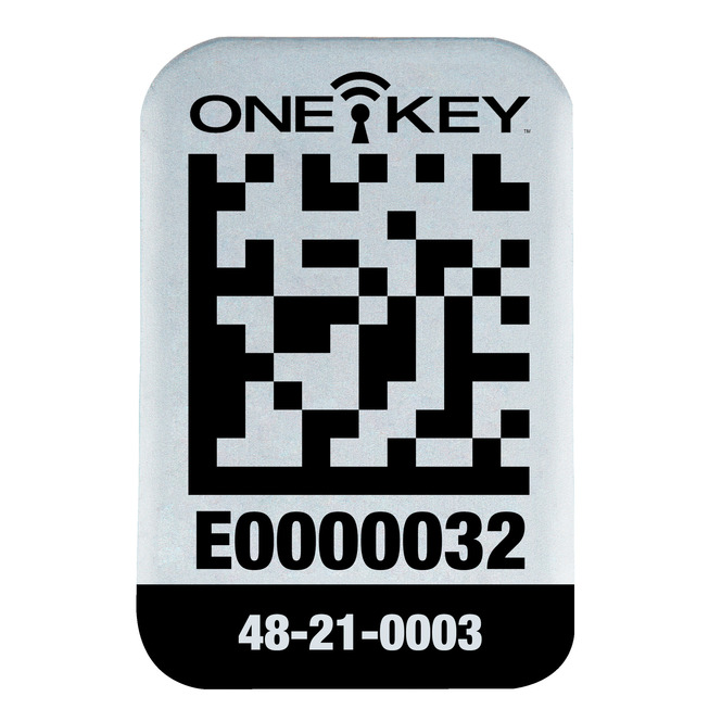 AIDTSM QR-Code Sticker Metall 100 Stück