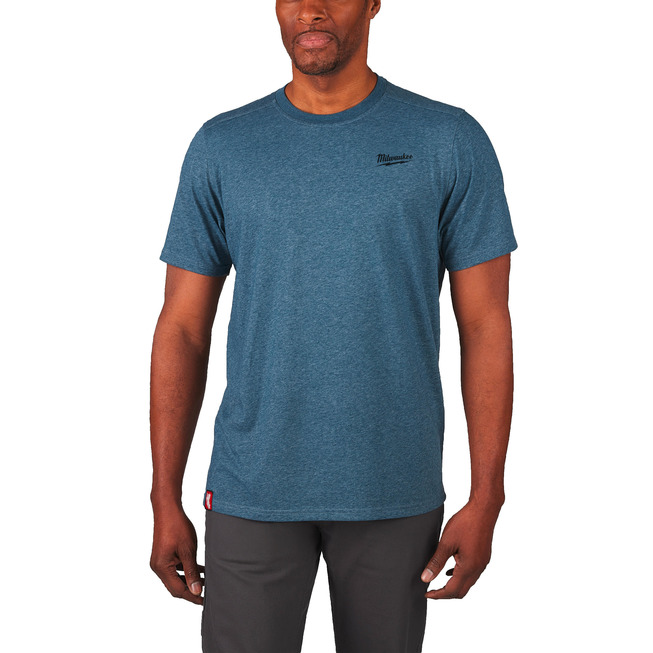 HTSSBLU-S Hybrid-T-Shirt blau