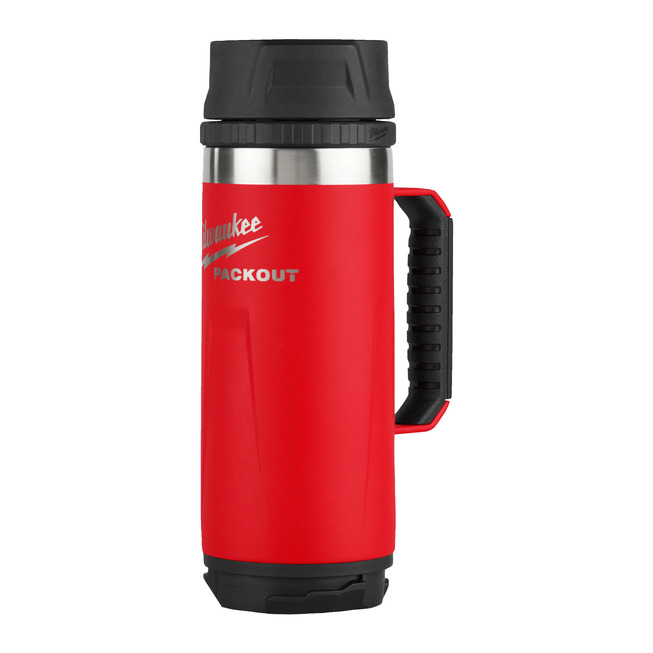 Isolierbecher mit Griff  532 ml rot