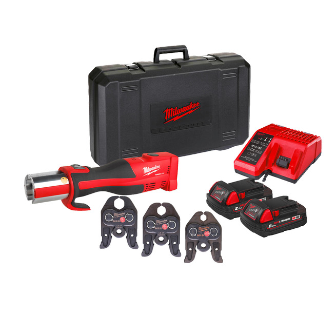 Wyciskarka akumulatorowa, bezszczotkowa Milwaukee M18BLHPT-202CM; zestaw