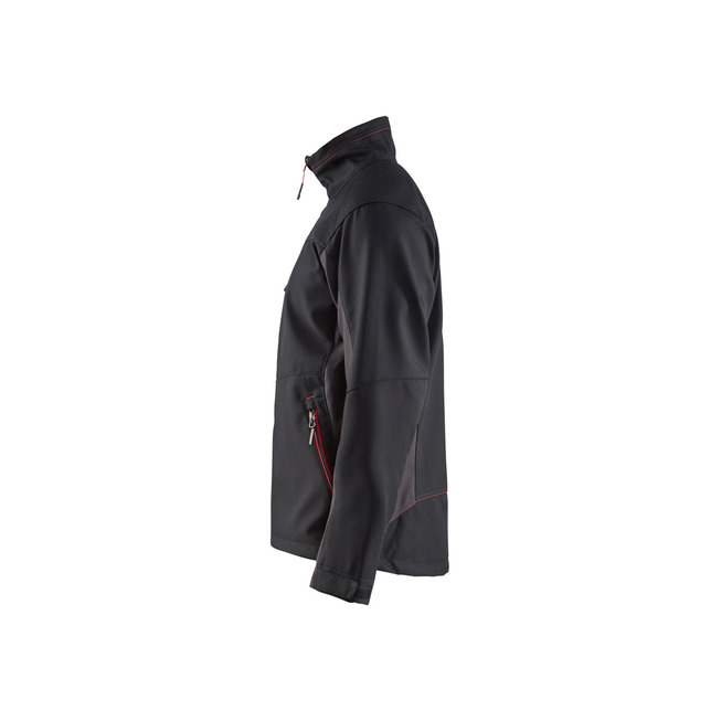 Softshell Jacke Schwarz/Rot S