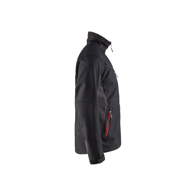 Softshell Jacke Schwarz/Rot S