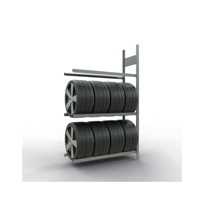 Räder-Reifen Anbauregal 2000 x 1200 x 400 mm 3 Ebenen