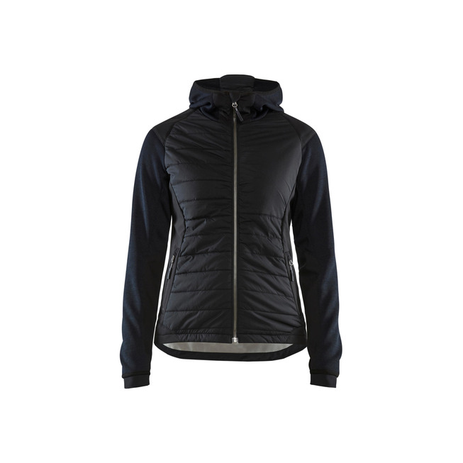 Damen Hybrid Jacke Dunkel Marineblau/Schwarz XS