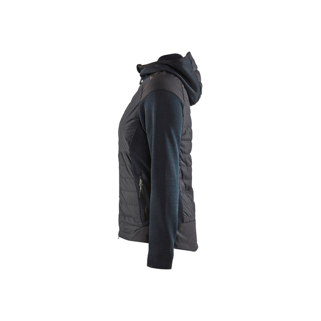 Damen Hybrid Jacke Dunkel Marineblau/Schwarz XS