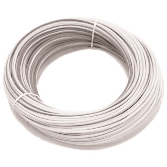 PVC - kabely H07V-U 1,5mm² bílé R100