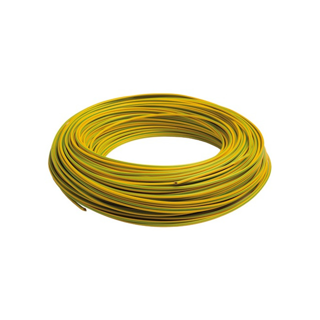 Kabely H07V-K 1,5mm2 žluté/zelené