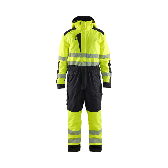 Hi-vis winter overall Gelb/Schwarz XL