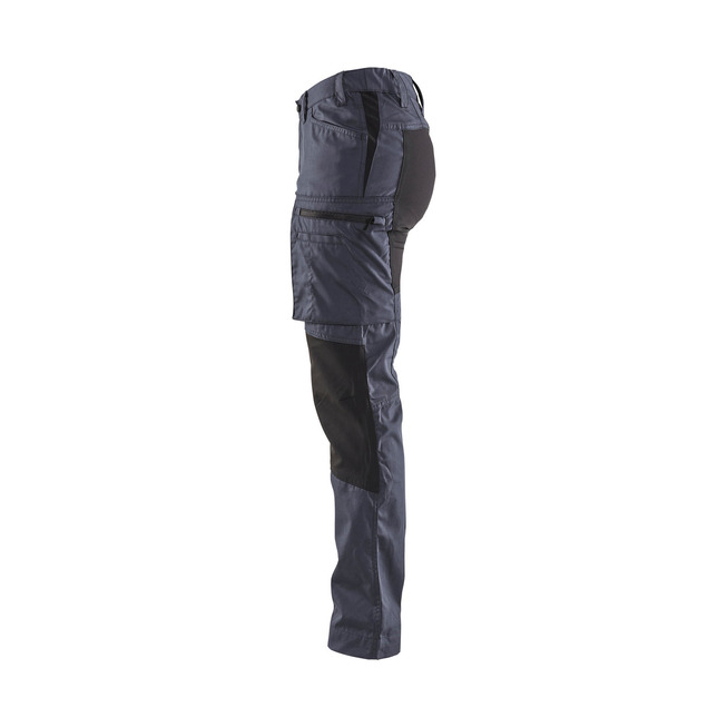 Damen Service Arbeitshose Stretch Grau/Schwarz C46