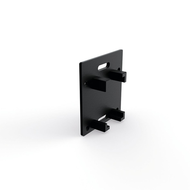 Endkappe Profil 6/40 - Kunststoff - schwarz
