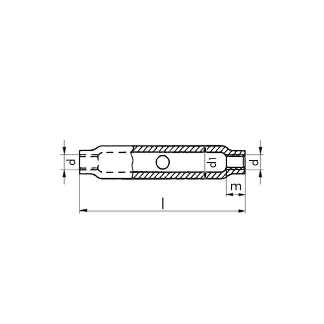 Spannschloßmutter M16 DIN 1478 Stahl blank