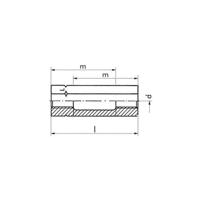 Matice pro napínáky šestihranná M12 DIN 1479 ocel
