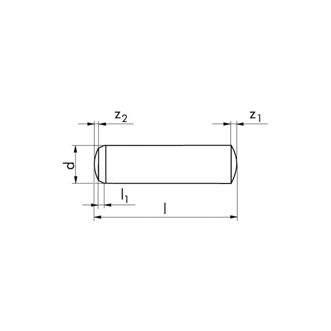 Zylinderstift DIN 6325 - Stahl - blank - 10m6 X 120