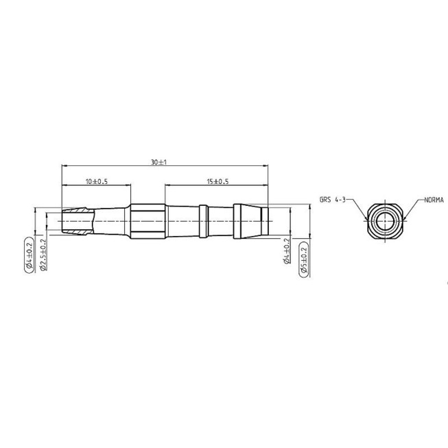 REDUZIER - SCHLAUCHVERBINDER D6-4 MM